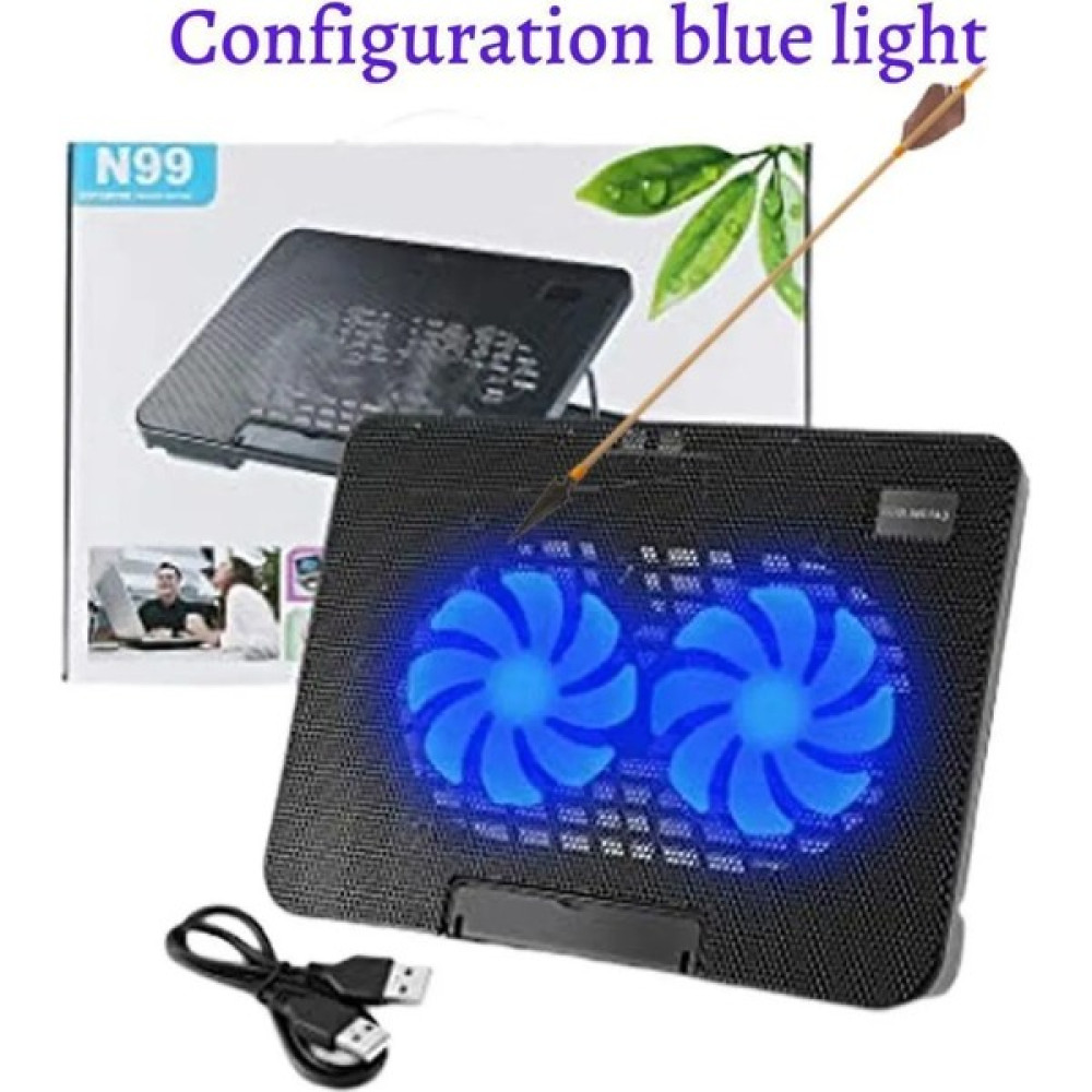 Ecoyom N99 Notebook Cooler LED Işıklı Laptop Soğutucu Fan Ayarlanabilir Dizüstü Bilgisayar Standı Stant Dizüstü Bilgisayar Aksesuarları Fiyatı
