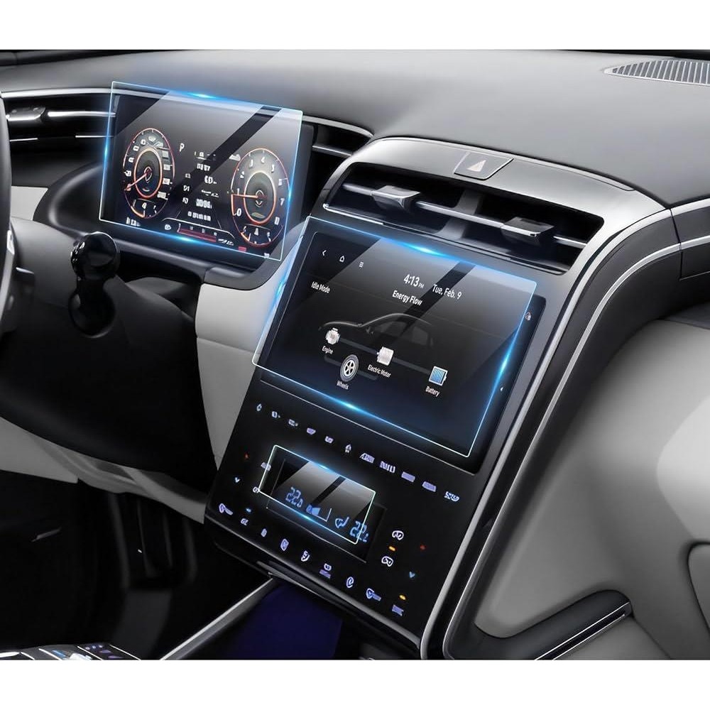 ECR MOBILE Hyundai Tucson 2021-2023 (Elite Plus- NLINE Paket)Navigasyon Ekranı+Gösterge Paneli Ekran Koruması +Klima Göstergesi 9h Nano Ekran Koruy... Klimalar Fiyatı