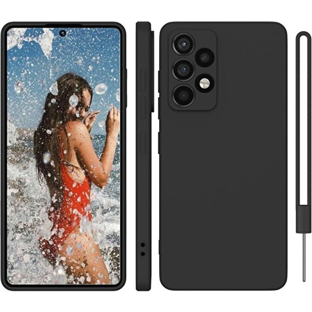 ECR MOBILE Samsung Galaxy A52 Siyah Silikon Kılıf Cep Telefonu Kılıfı Fiyatı