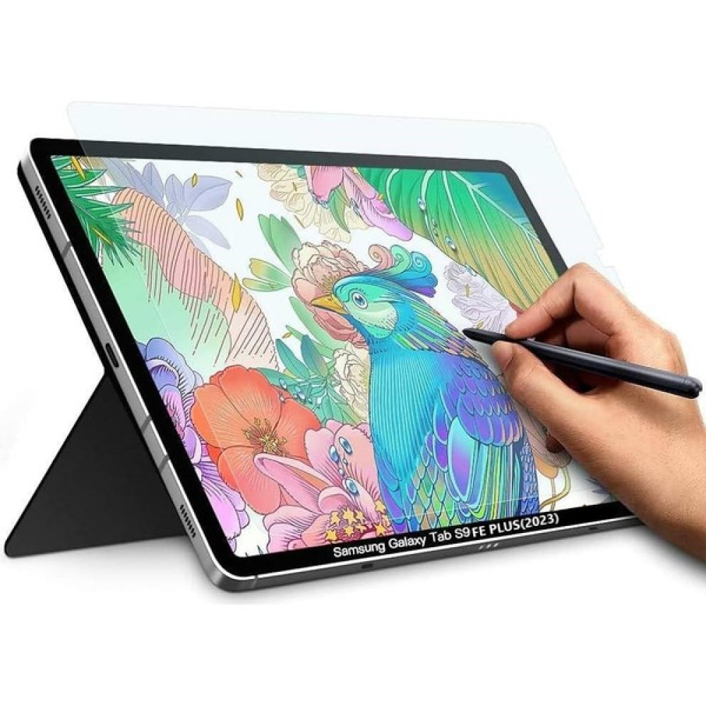 ECR MOBILE Samsung Galaxy Tab S9 Fe Plus 12.4 Inç SM-X610 Ile Uyumlu Paper Like(Kağıt Hissi) Mat 9h Nano Ekran Koruyucu - Şeffaf Tablet Aksesuarı Fiyatı