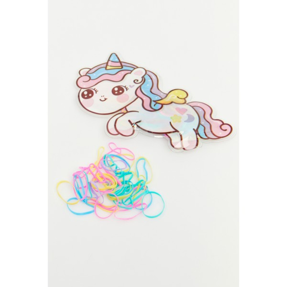 Ecrou Unicorn Kullan At Renkli İnce Lastik Toka Toka, Taç & Saç Bandı Fiyatı