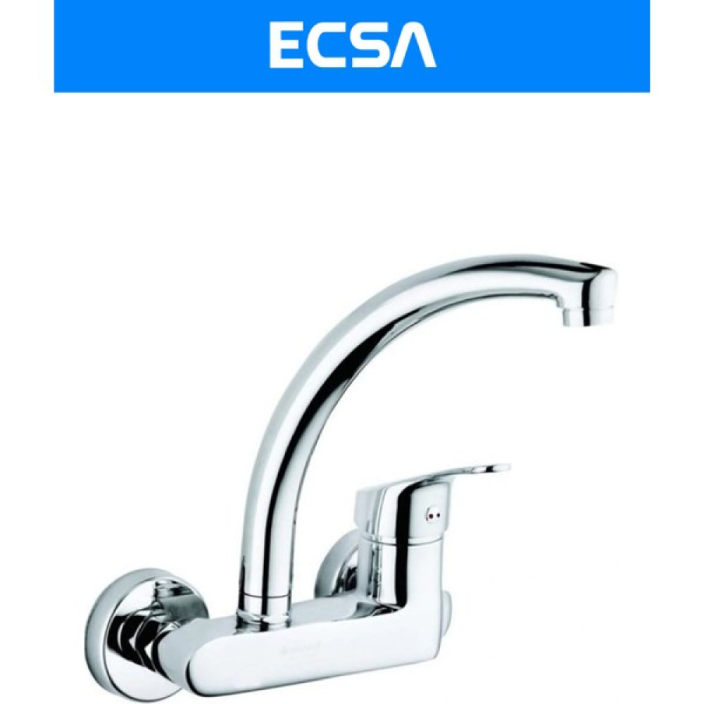 ECSA Krom Duvardan Mix Borulu Mutfak Bataryası Çeşme Musluğu Bataryalar & Musluklar Fiyatı