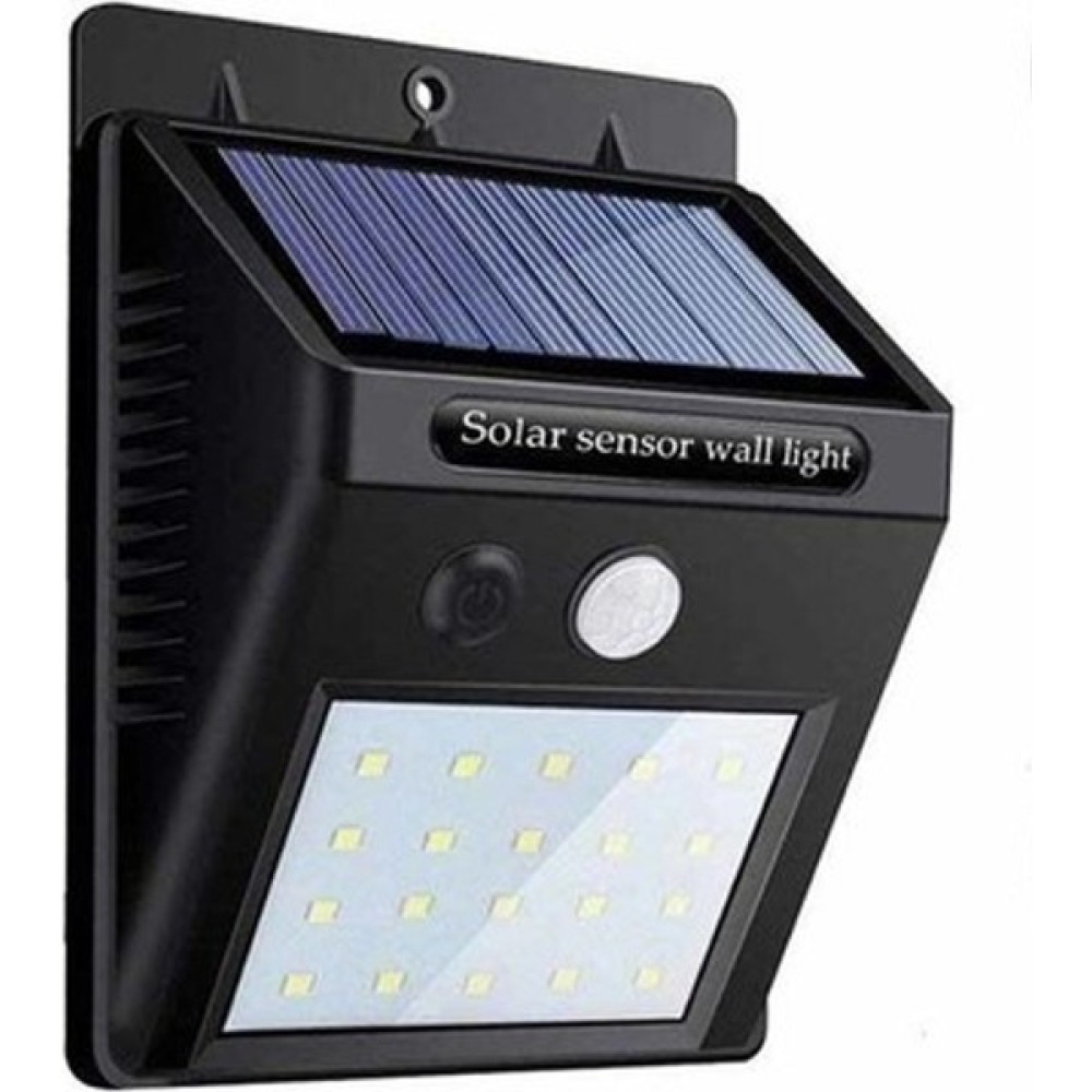 Ecuy Bahçe Aydınlatması 20 Ledli Hareket Sensörlü Güneş Enerjili Solar LED Duvar Aydınlatma Dış Mekan - Beyaz Dış Mekan & Bahçe Oyuncakları Fiyatı