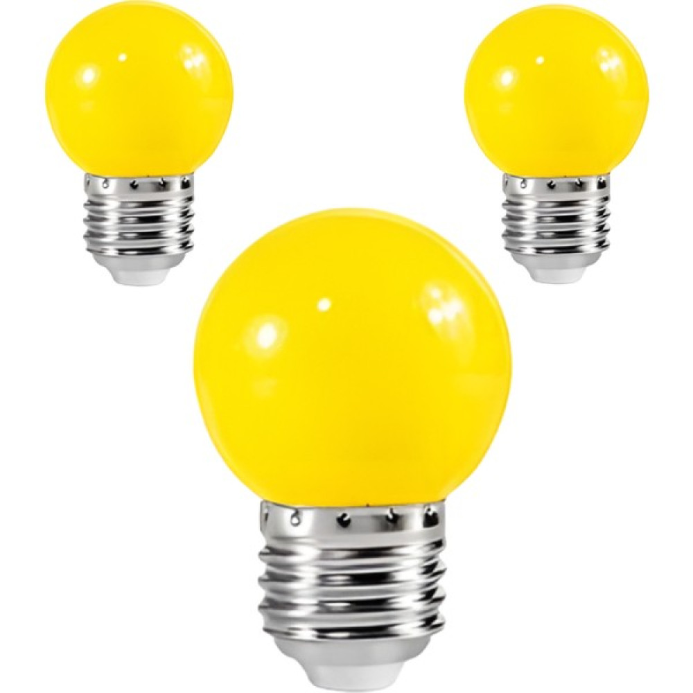 Ecuy Dekoratif LED Ampul %85 Enerji Tasarruflu Ampul Isı Yapmayan E27 Duylu 3 Adet LED Ampul - Sarı Led Aydınlatmalar Fiyatı