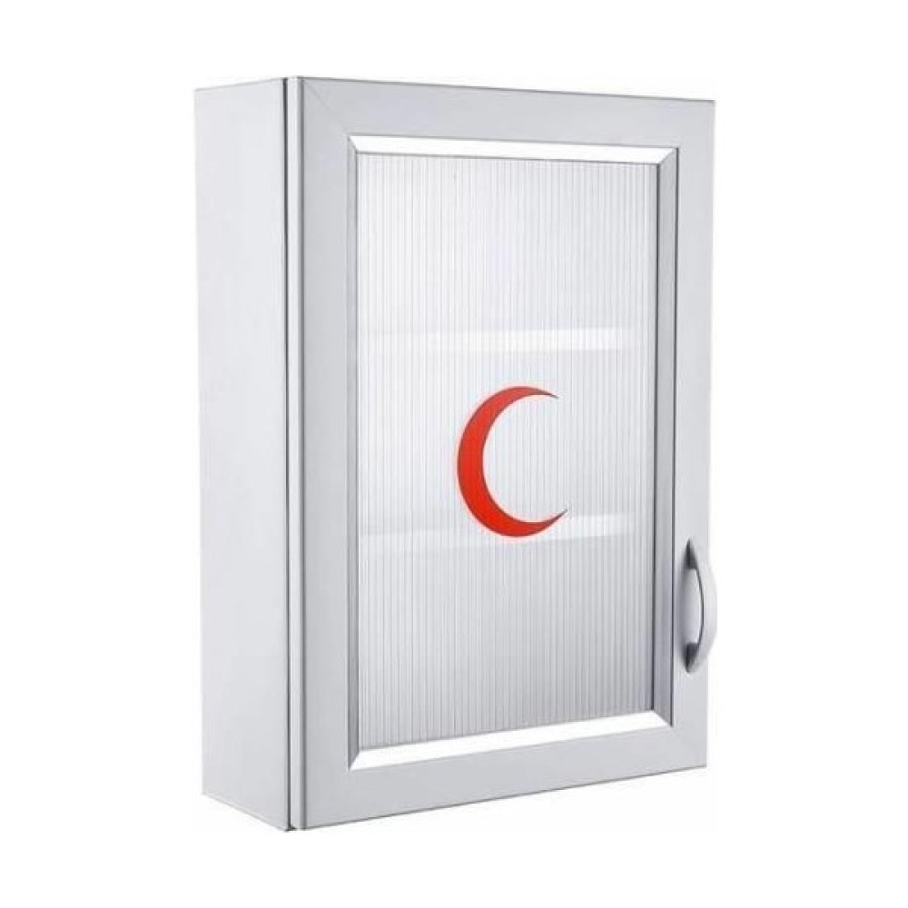 Ecza Dolabı Kapaklı Pvc Ilk Yar Dım Dolabı 50X35X16 cm 159 Banyo Dolabı / Mobilyası Fiyatı