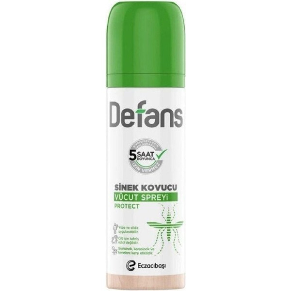 Eczacıbaşı Defans Protect Sinek Kovucu Vücut Spreyi 100ML Sinek-Kene-Haşere Kovucu Fiyatı