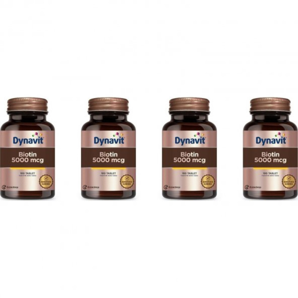 Eczacibasi Dynavit Biotin 5000Mcg 100 Kapsul 4'Lu Paket Kişisel Bakım Gereçleri Fiyatı