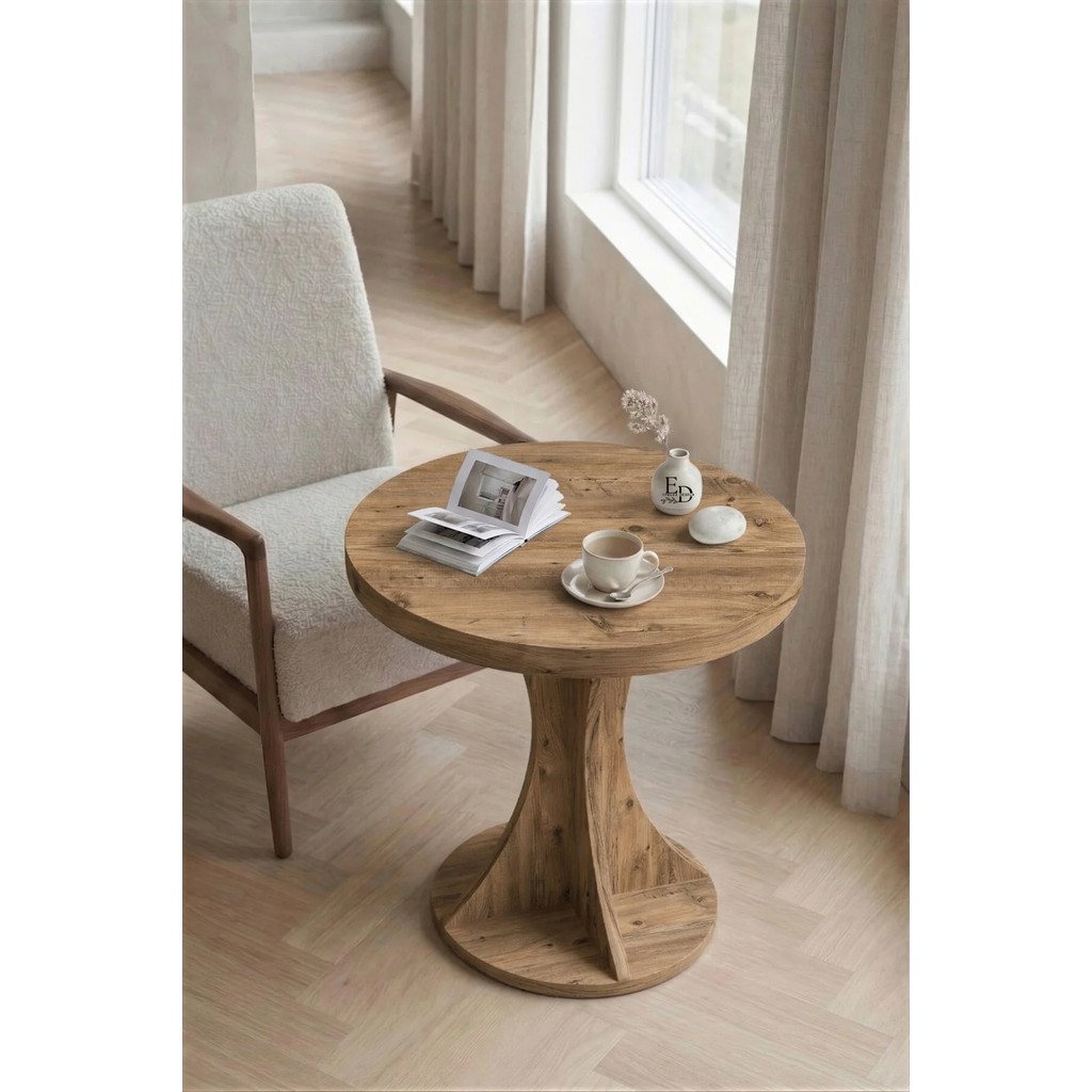 ED Efelez Design Fiskos Sehpa , Orta Sehpa , Tulip Kahve Sehpası , Yan Sehpa , Atlantik Çam Tabla Orta Sehpa Fiyatı