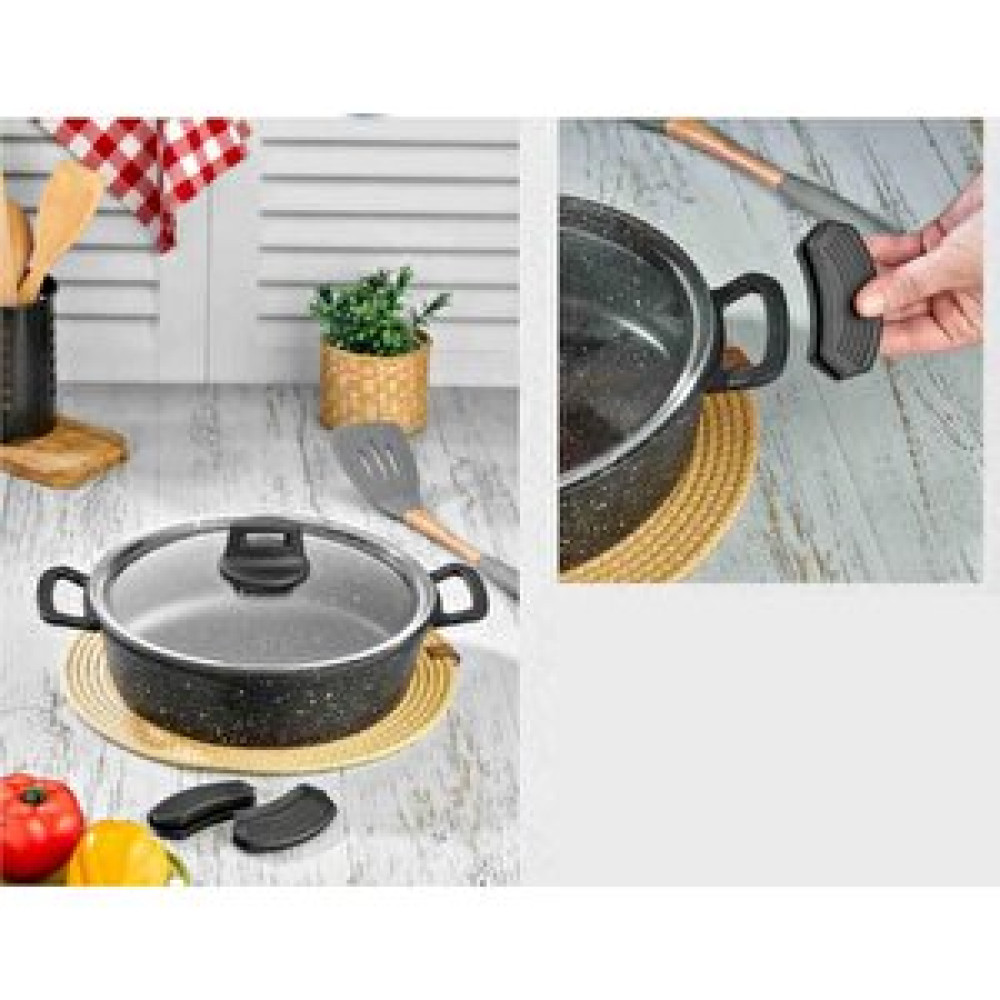 Eda Cookware Eda Zk-954 Asya Döküm Granit 24 Cm Karnıyarık Tencere Tencere / Tava Setleri Fiyatı