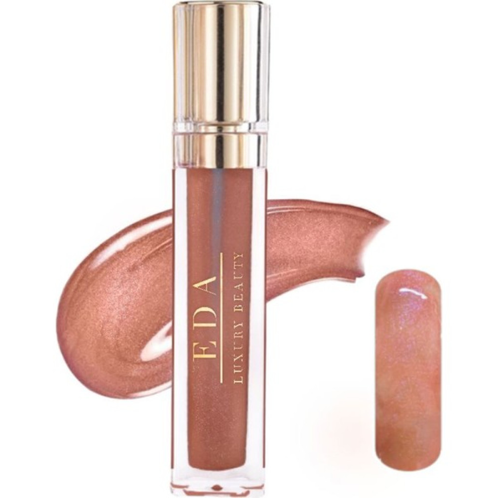 Eda Luxury Beauty Nude Acik Kahverengi Simli Dudak Parlaticisi Luks Parlak Hacimli Diamond Shine Lip Gloss Rujlar & Dudak Parlatıcıları Fiyatı