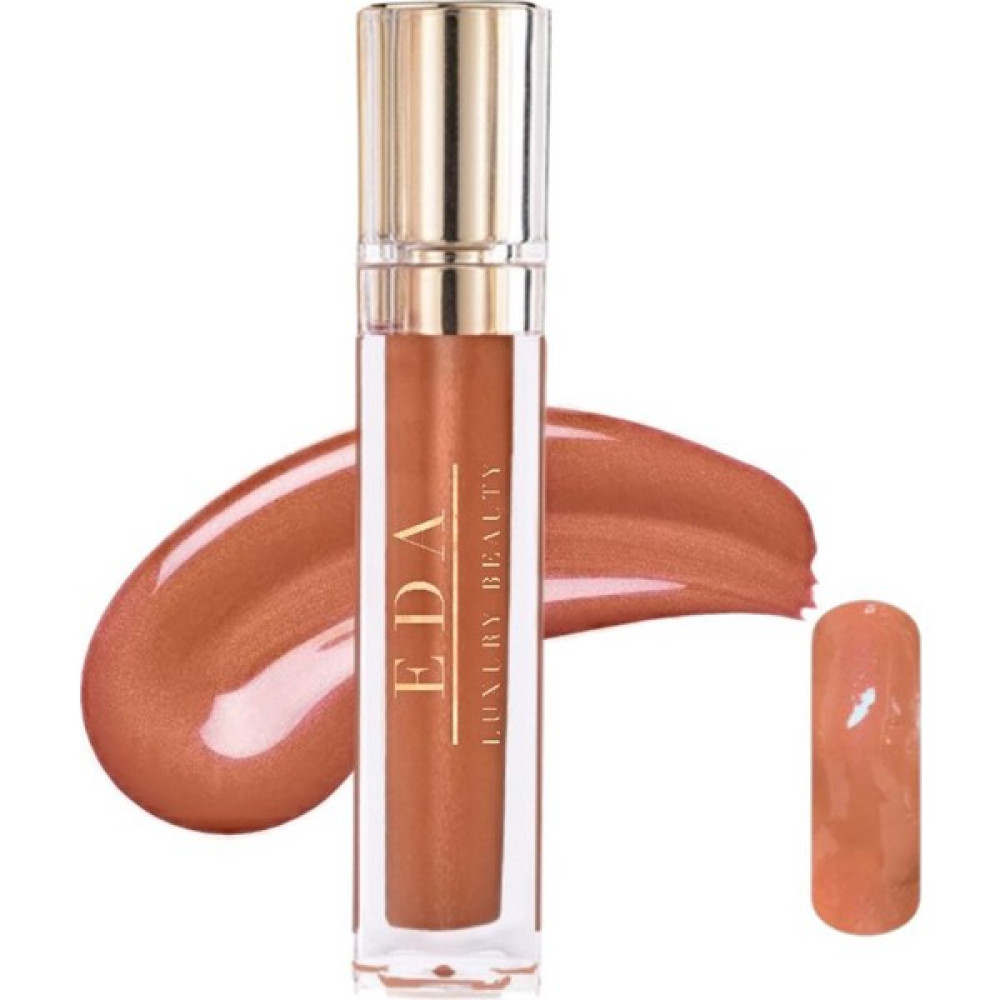 Eda Luxury Beauty Nude Ten Rengi Açık Kahve Simli Dudak Parlatıcısı Lipstick Lüks Parlak Hacimli Diamond Shine Lip Gloss Rujlar & Dudak Parlatıcıları Fiyatı