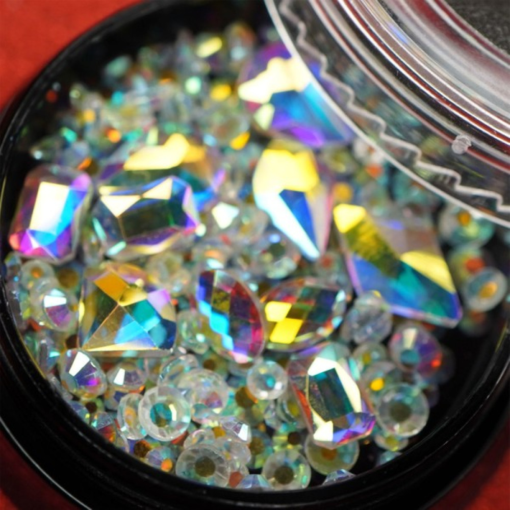 Eda Luxury Beauty Renkli Lüks Kristal Taş Gem Karışık Parlak Dekor Art Tasarım Dekorasyon Nail Art Süsleme Oto Boyaları Fiyatı