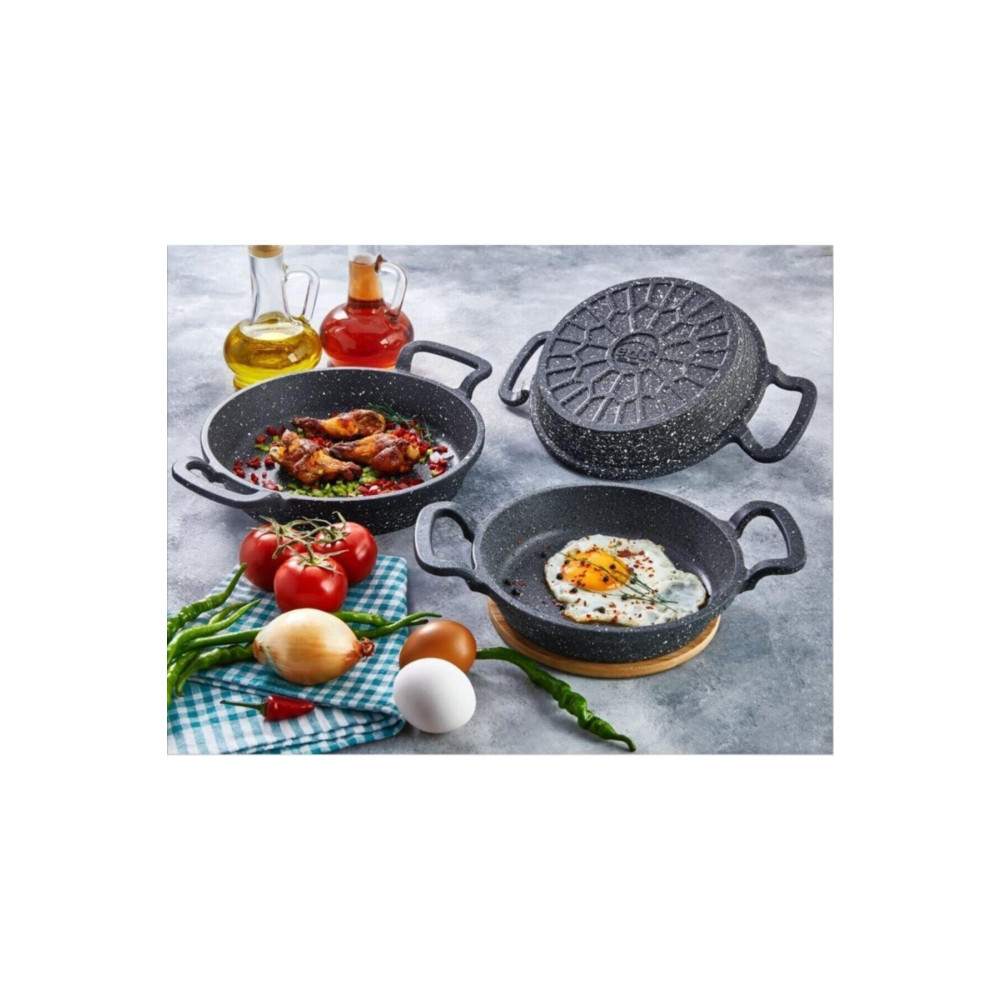 Eda Sahan Takımı 3 Lü ( 18cm-20cm-22cm ) Tavalar Fiyatı