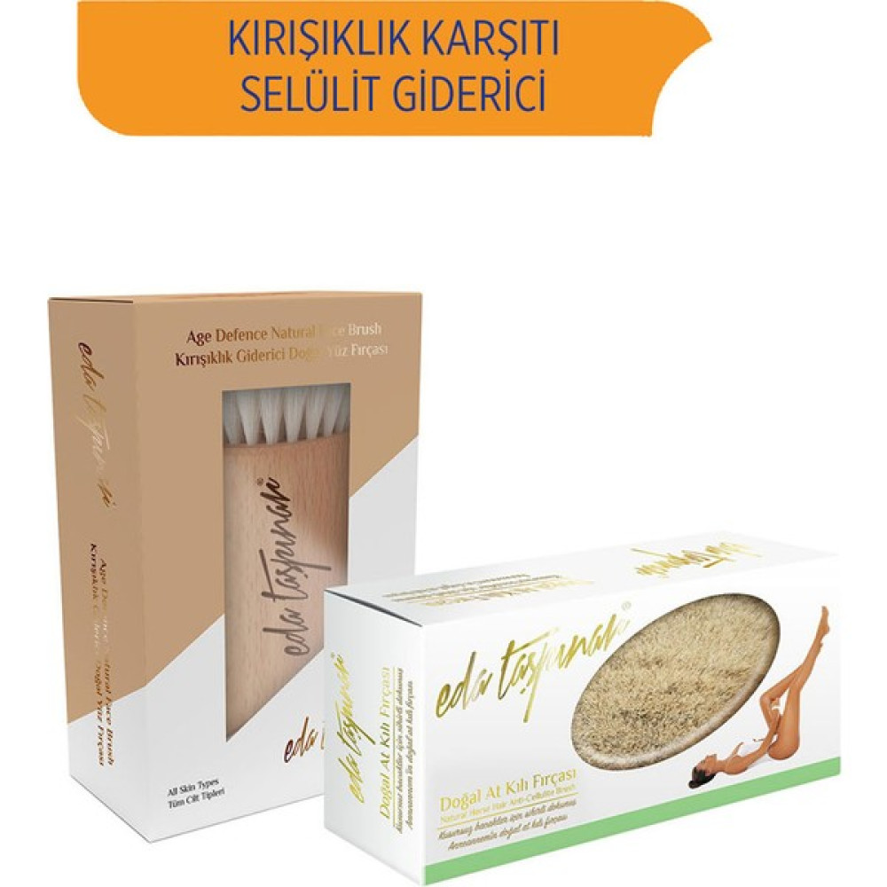 Eda Taşpınar Doğal Yüz Fırçası & Doğal At Kılı Fırçası Vücut Sıkılaştırıcı ve İncelticiler Fiyatı
