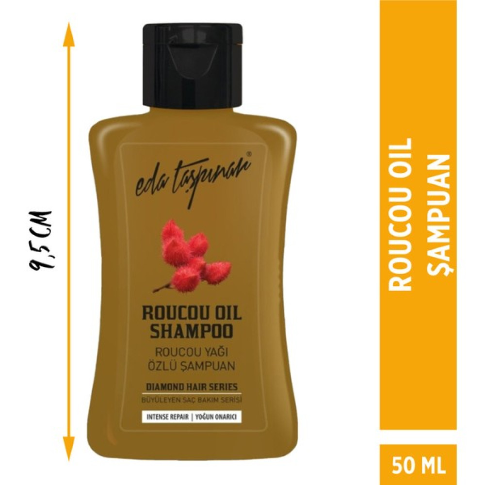 Eda Taşpınar Mini Seyahat Boy 50 ml Roucou Oil Şampuan Şampuan ve Saç Kremi Fiyatı