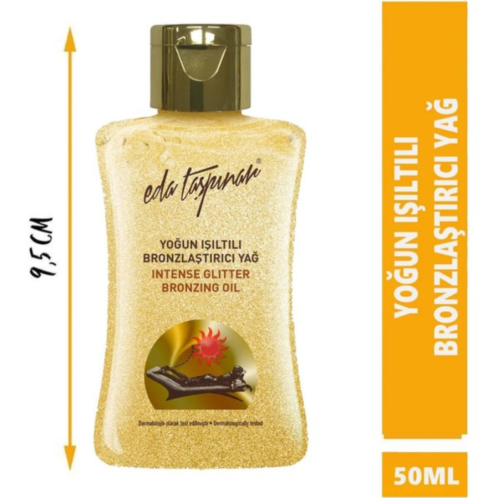Eda Taşpınar Mini Seyahat Boy 50 ml Yoğun Işıltılı Bronzlaştırıcı Yağ SPF0 Bronzlaştırıcılar Fiyatı