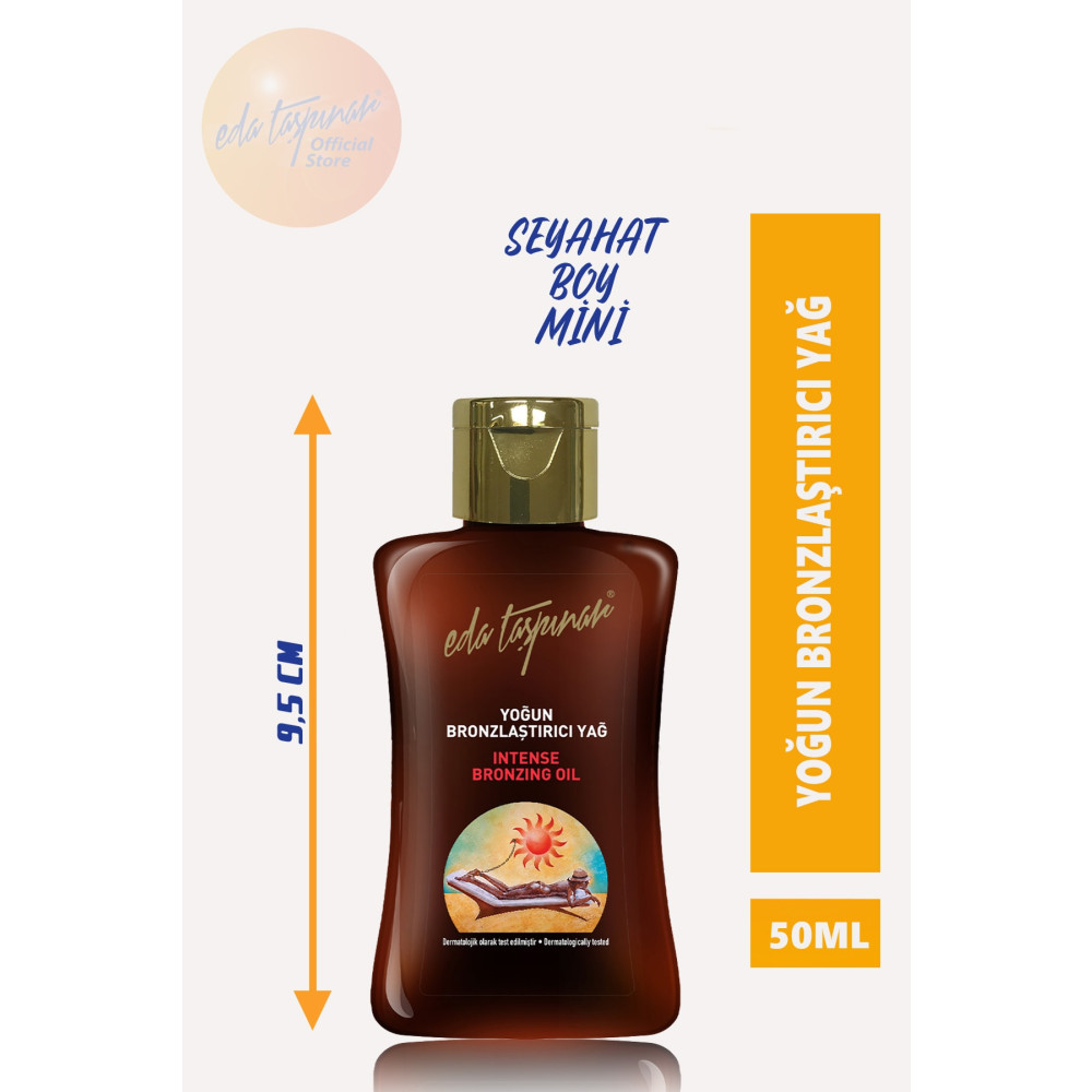 Eda Taşpınar Seyahat Boy Yoğun Bronzlaştırıcı Yağ 50ml. Güneş Kremleri ve Losyonları Fiyatı