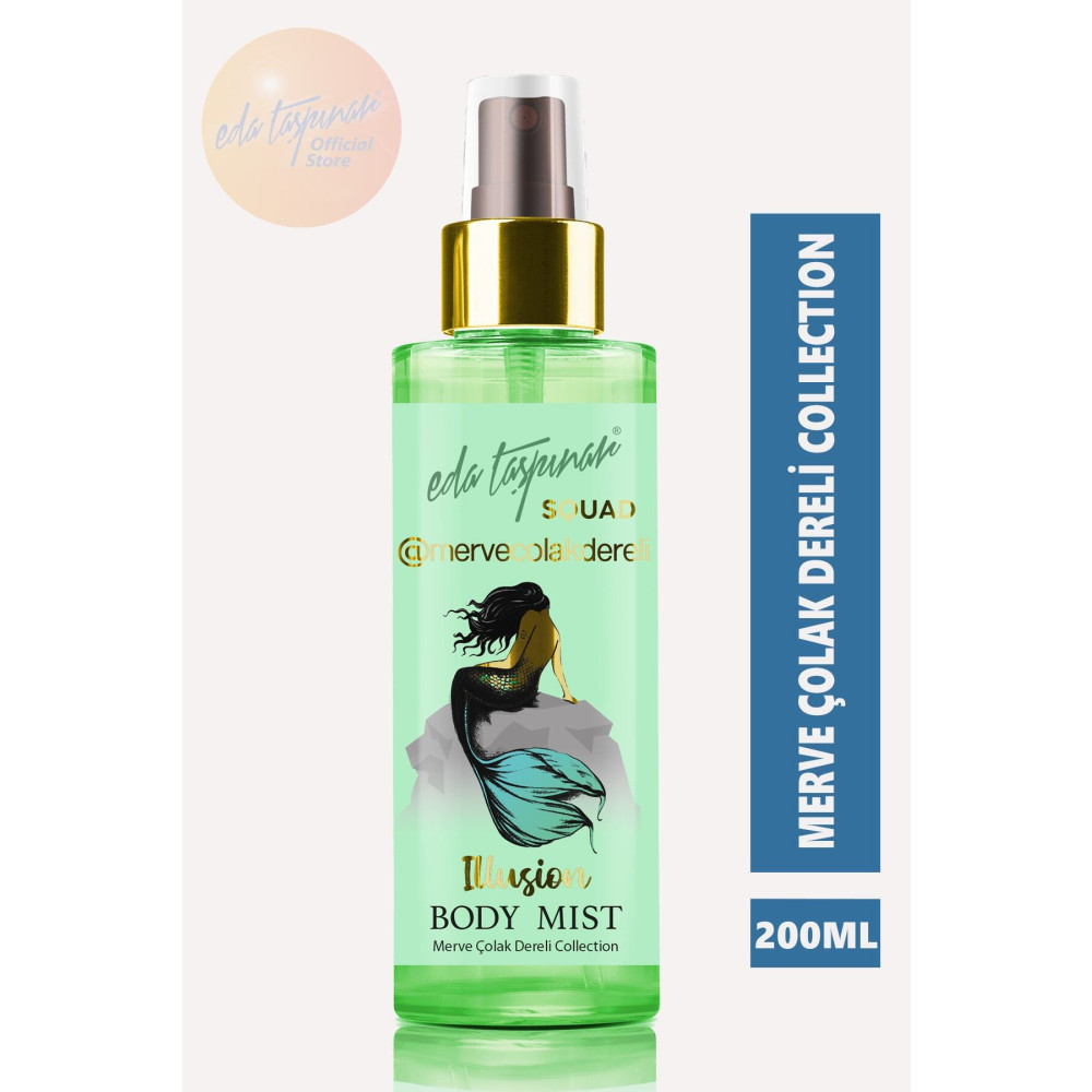 Eda Taşpınar Squad Illusion Merve Çolak Dereli Collection Body Mist Vücut Spreyi (EGX74) Deodorantlar Fiyatı