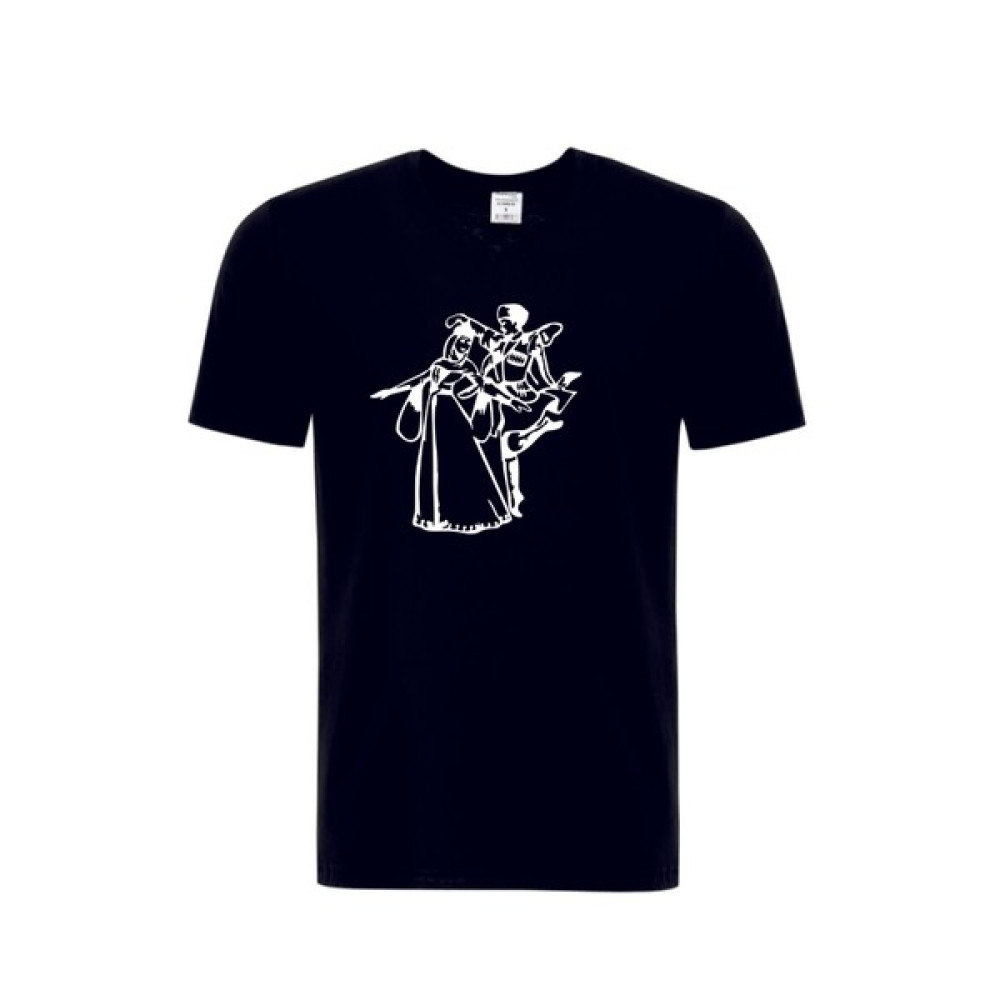 Edalı Adige Dans Figürü Baskılı Tshirt Bayan T-shirt Fiyatı