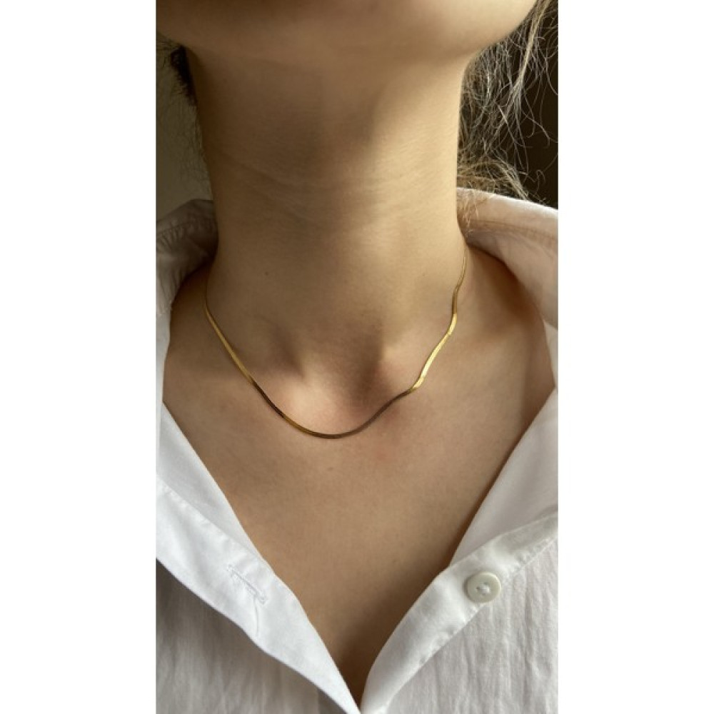 Edasco 45 cm Gümüş Unisex Çelik Ince Italyan Zincir Kolye - Gold Altın, Takı & Aksesuar Fiyatı