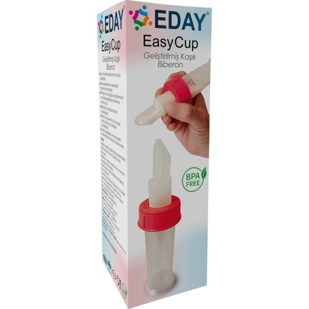 Eday Easy Cup Yenidoğan Besleme Aparatı Kaşık Tipi Biberon 60 ml - Beyaz - Eflatun - 1 Yaş ve Üzeri Emzik Fiyatı