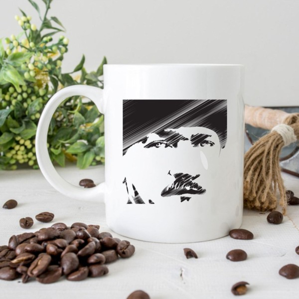 Edda Gift Atatürk Baskılı Kupa Bardak - Atatürk Kupa Hediye 3 Fincan / Bardak / Kahve Takımı Fiyatı