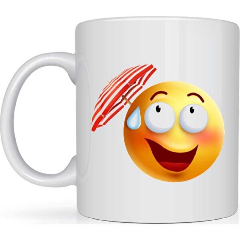 Edda Gift Emoji Baskılı Beyaz Kupa Bardak 22 Fincan / Bardak / Kahve Takımı Fiyatı