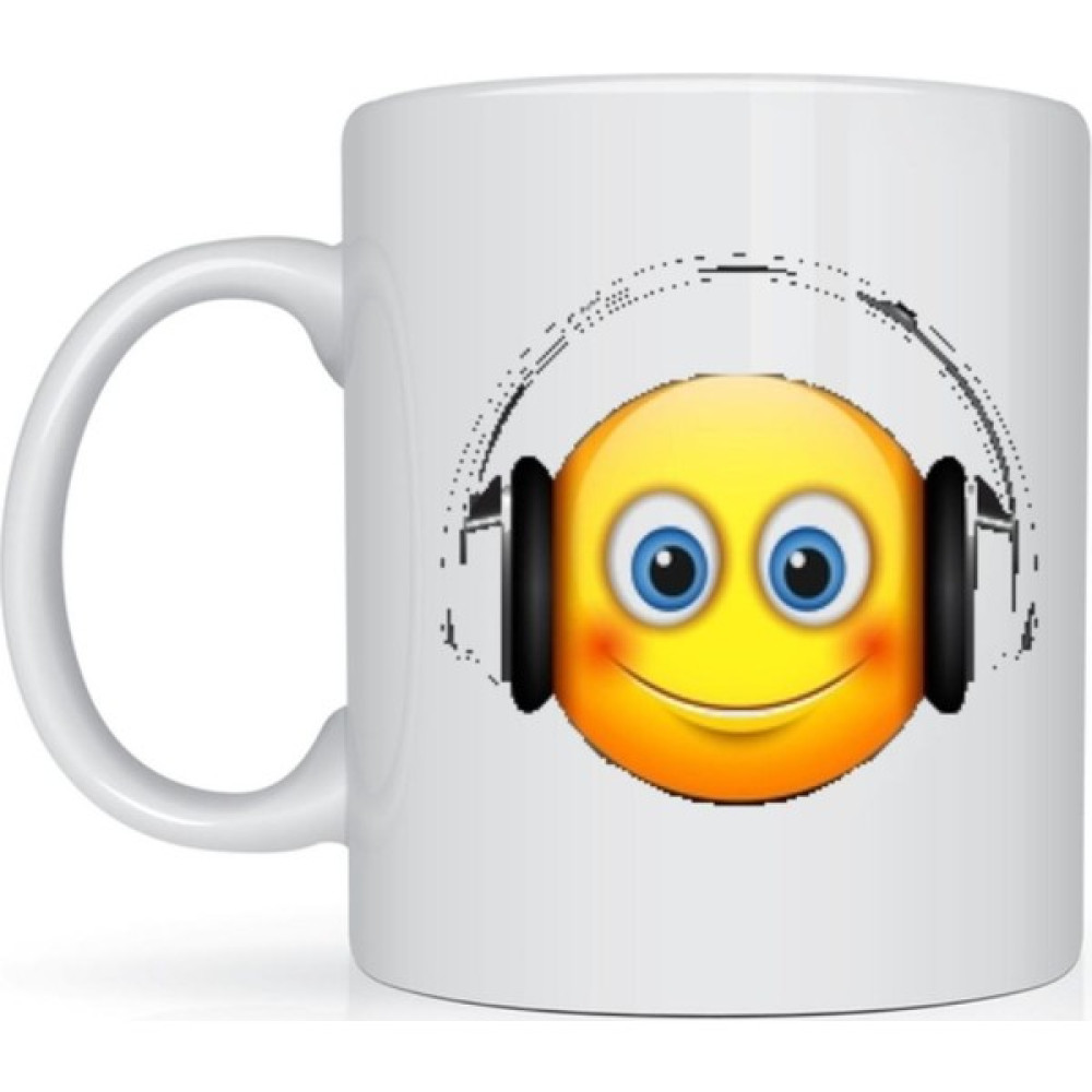 Edda Gift Emoji Baskılı Beyaz Kupa Bardak 59 Fincan / Bardak / Kahve Takımı Fiyatı