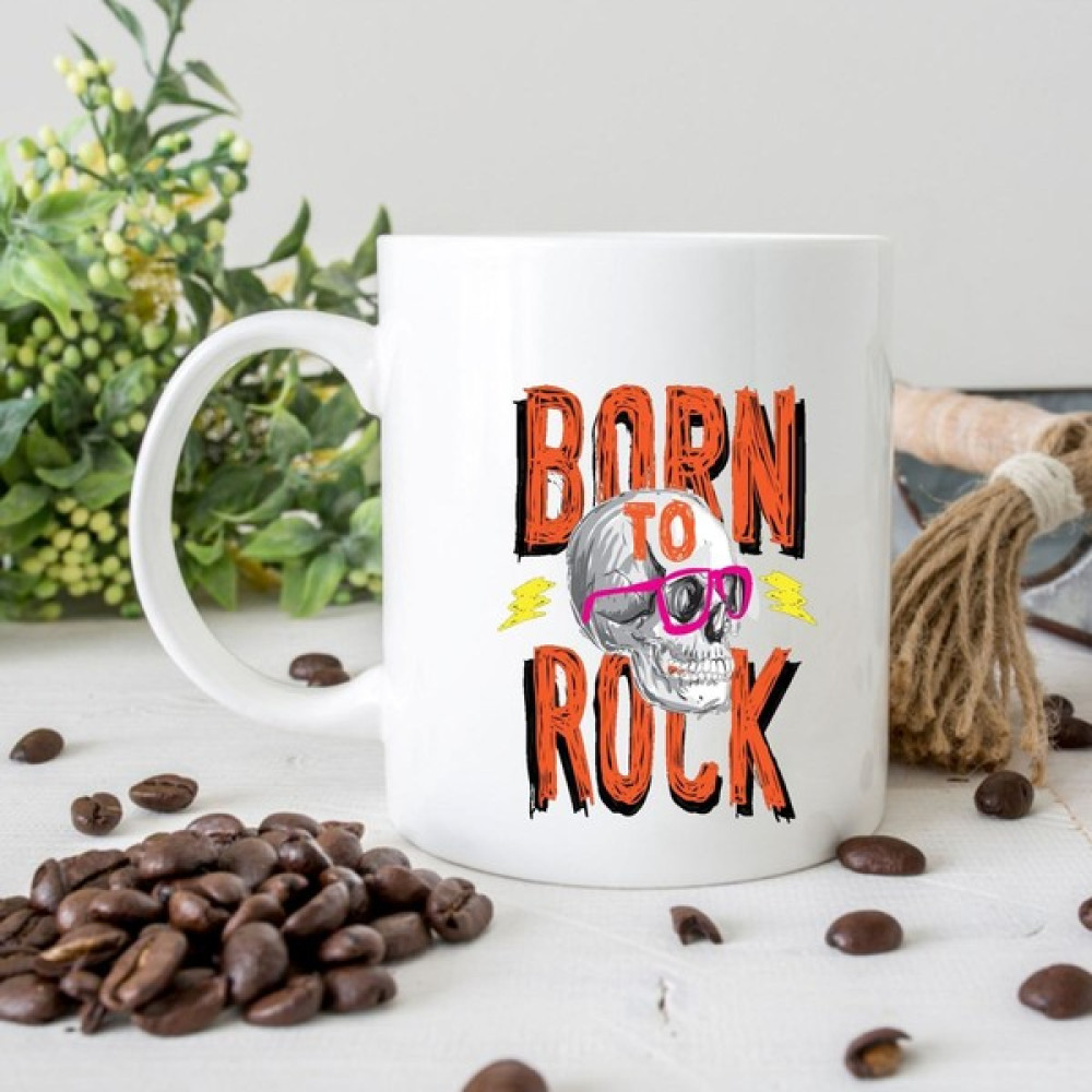 Edda Gift Rock Desenli Kupa Bardak Hediye Kupa Beyaz 4 Fincan / Bardak / Kahve Takımı Fiyatı