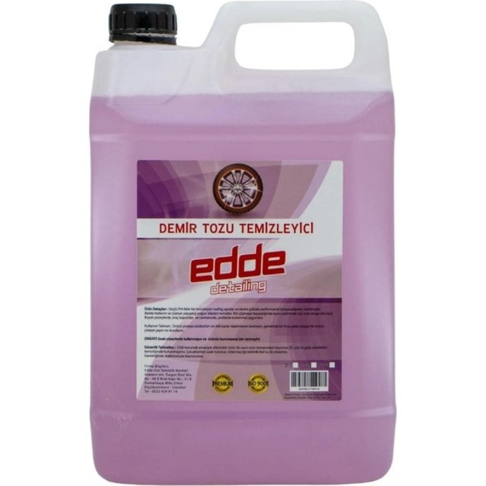 Edde Araba Araç Oto Demir Tozu Sökücü Temizleyici Demir Tozu Temizleme 5 Lt Oto Detailing Oto Genel Temizlik Fiyatı