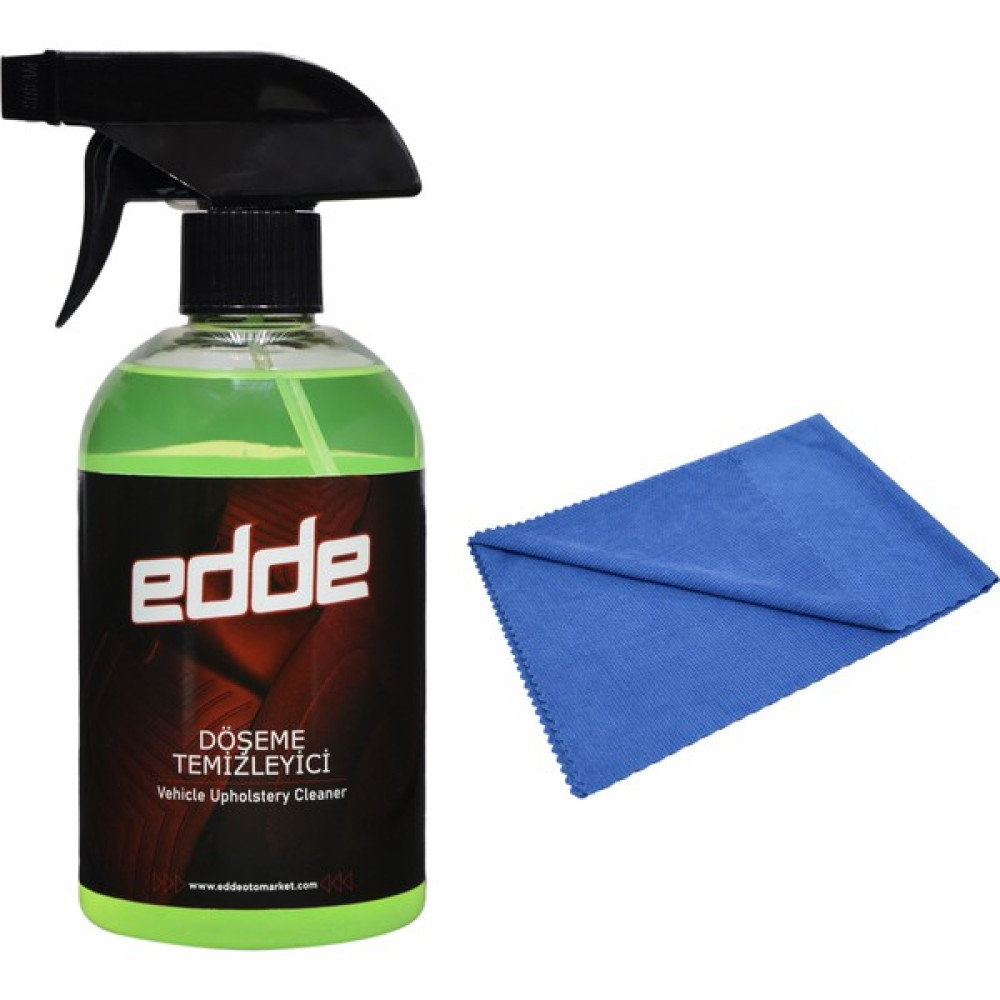 Edde Araba Araç Oto Döşeme Temizleyici Köpük Döşeme Temizleme Köpüğü 500 Ml ve Mikrofiber Temizlik Bezi Oto Genel Temizlik Fiyatı