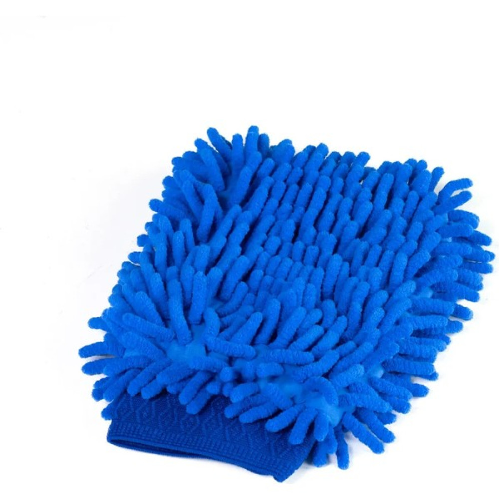 Edde Mikrofiber Araba Araç Oto Yıkama Eldiveni Makarna Şönil Eldiven Mavi Oto Yıkama Ürünleri Fiyatı