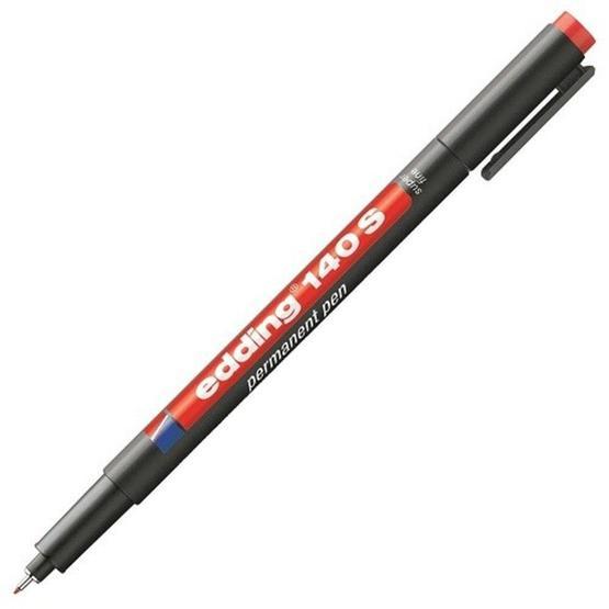 Edding 140S Cam Cd Asetat Kırmızı 10' Lu Paket Permanent Kalem