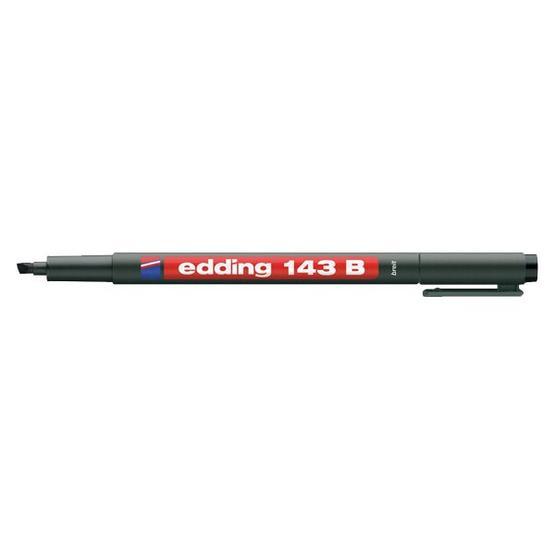 Edding 143 B Siyah 10'lu Asetat Kalemi CD-DVD-Asetat Kalemi Fiyatı