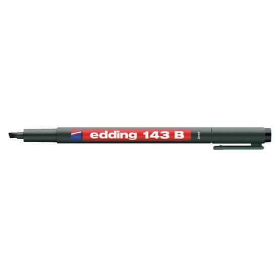 Edding 143 B Siyah 10'lu Asetat Kalemi