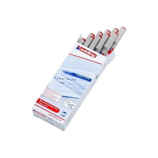 Edding 150S Kırmızı 10'lu Asetat Kalemi CD-DVD-Asetat Kalemi Fiyatı
