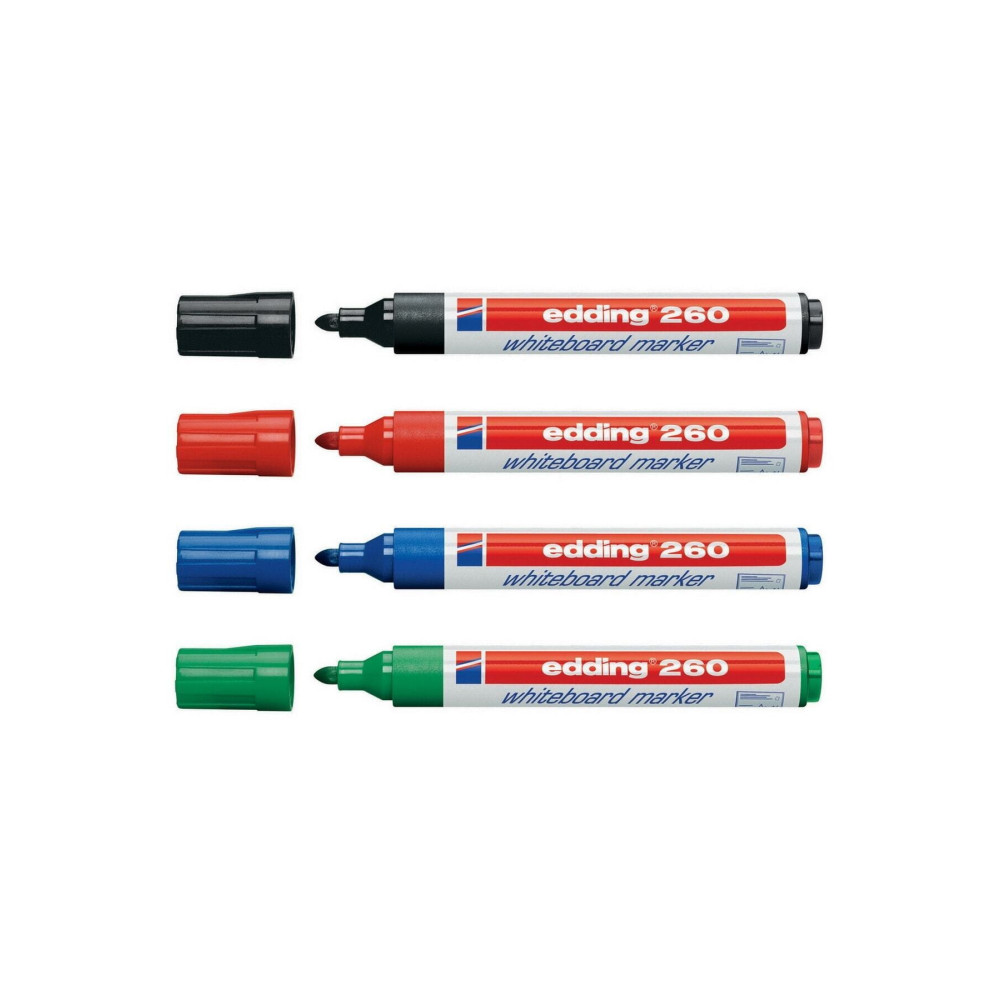 Edding 260 Beyaz Yazı Tahtası Kalemi 4lü Set Tebeşir Fiyatı