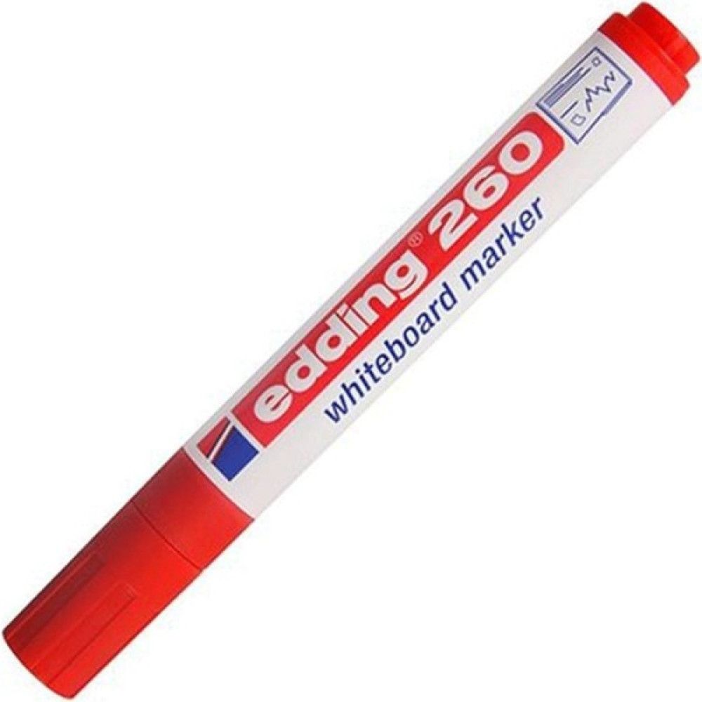 Edding 260 Kırmızı Yazı Tahtası KALEMİ-ED76002 Yazı Tahtası Kalemi Fiyatı