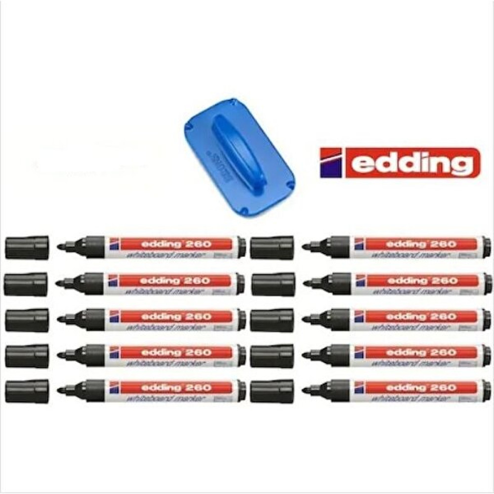 Edding 260 Silinebilir Yazı Tahtası Kalemi Seti Board Marker - Renkli Keçe Uçlu Kalem Fiyatı