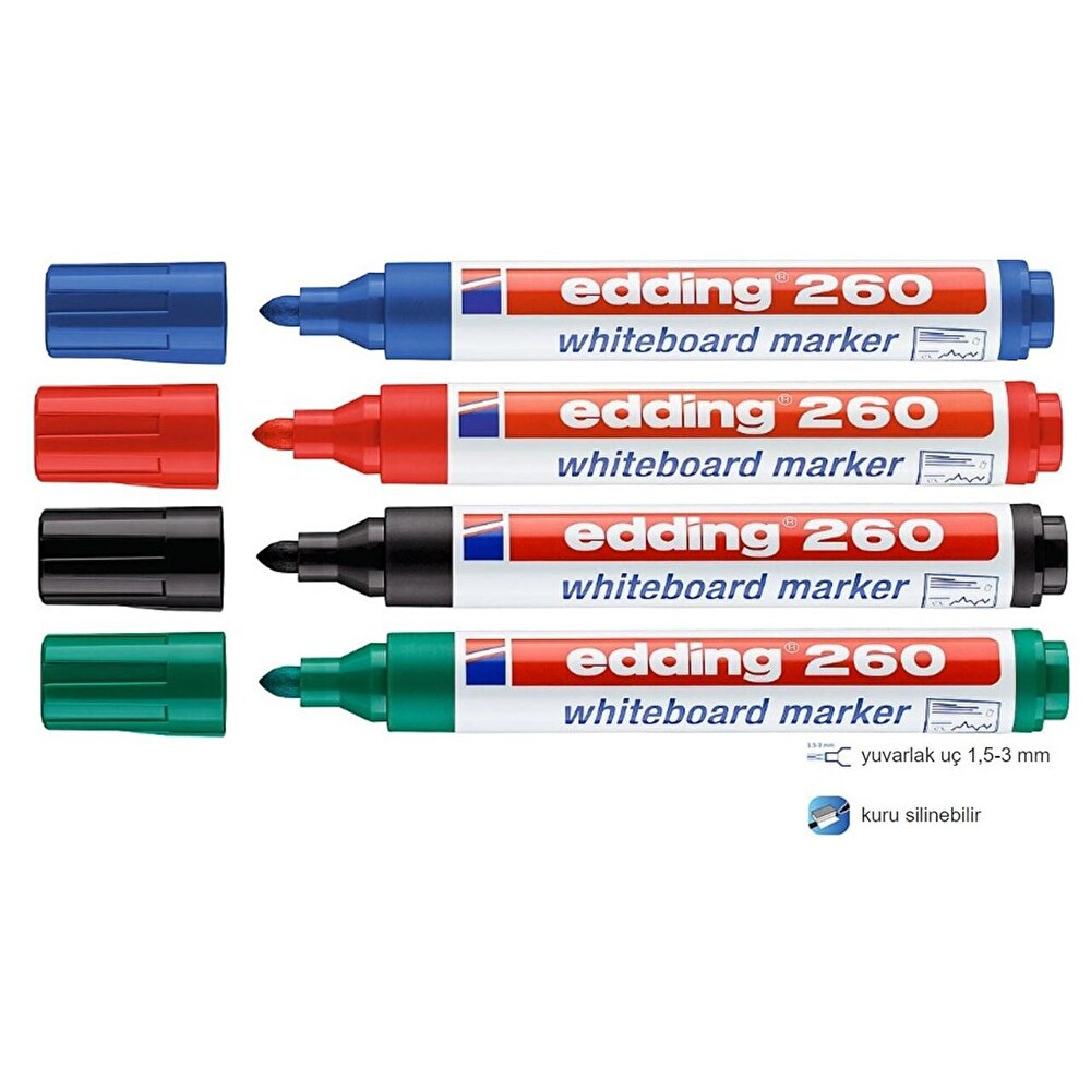 Edding 260 Tahta Kalemi Yeşil CD-DVD-Asetat Kalemi Fiyatı