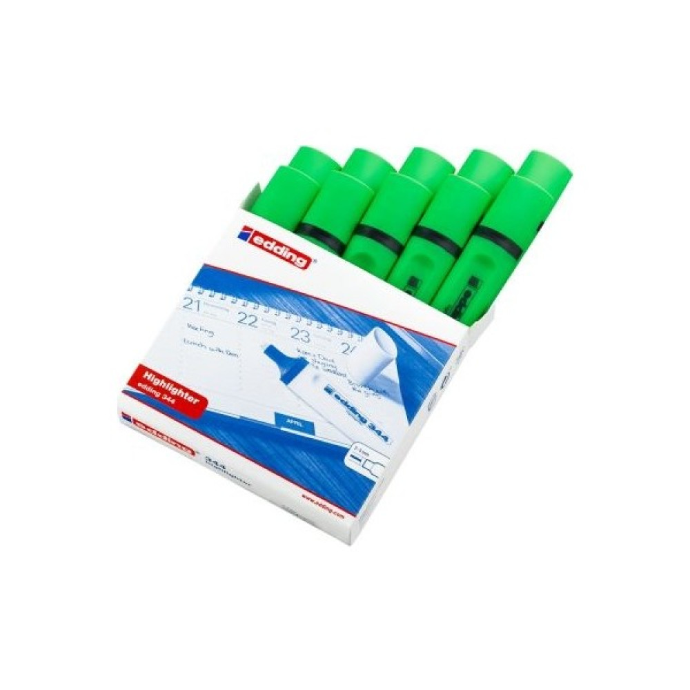 Edding (E-344) Fosforlu Kalem Yeşil 10 Lu Fosforlu Kalem Fiyatı