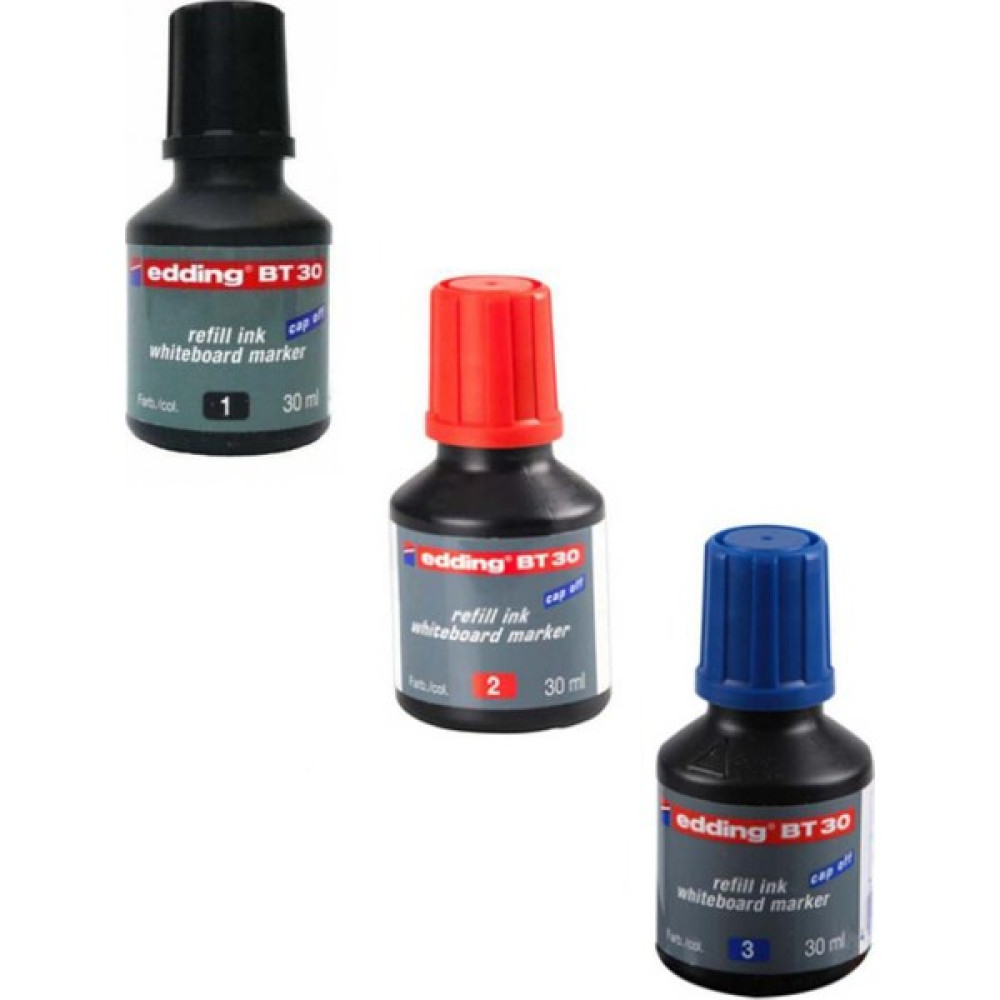 Edding edding (E-BT30) Mürekkep 30 ml 3'lü Set Kalem Kartuşu & Mürekkebi Fiyatı