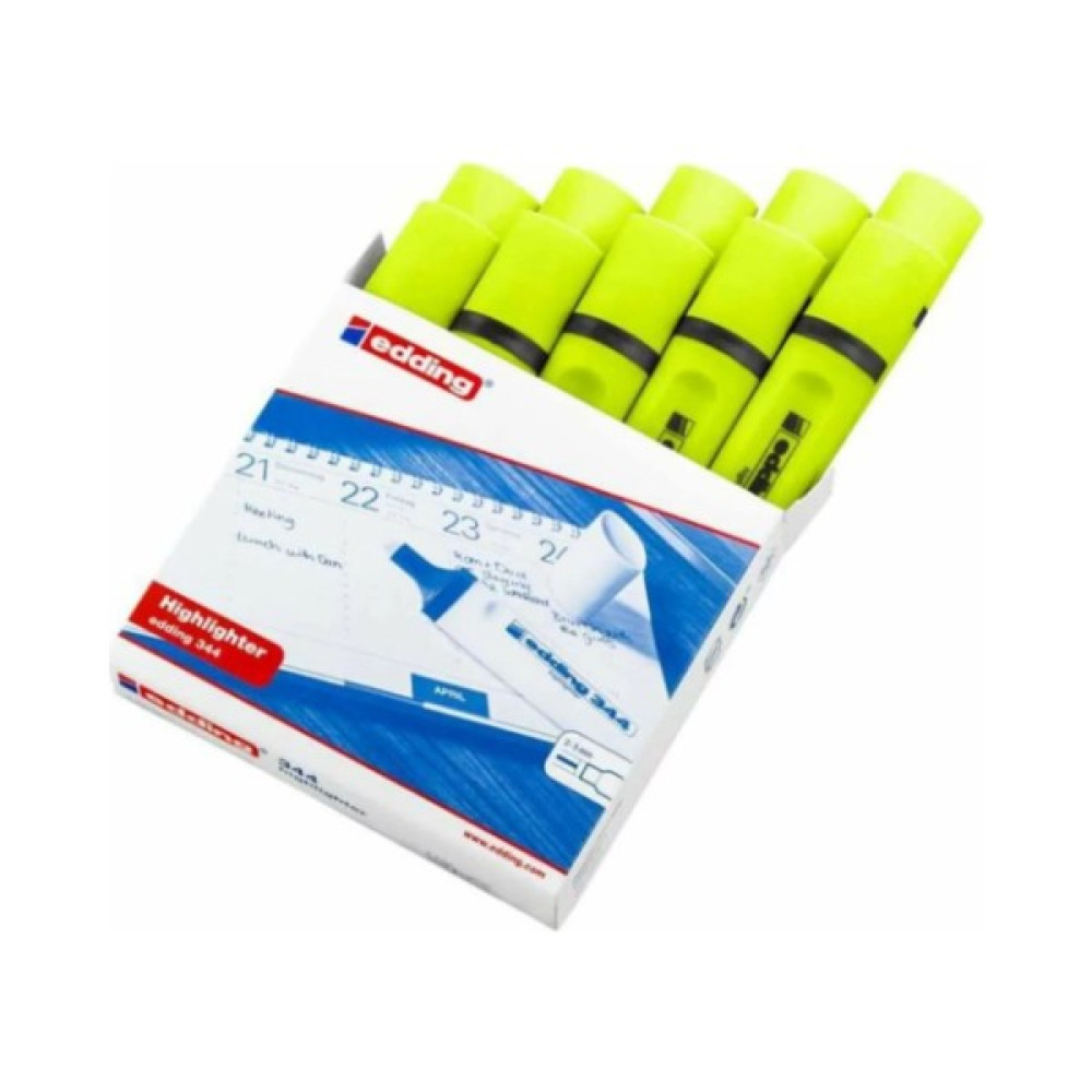 Edding Fosforlu Kalem E-344 Sarı 10 lu Fosforlu Kalem Fiyatı