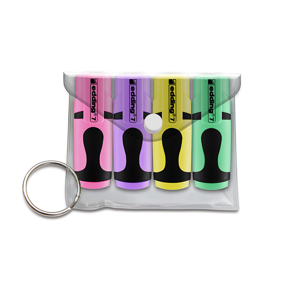 Edding Mini Fosforlu Kalem Pastel Renkler Blister Set 5'li Fosforlu Kalem Fiyatı