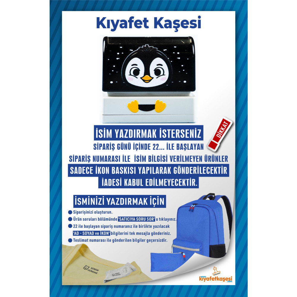 EDİP BASKI Kıyafet Kaşesi Kaşe & Istampa Fiyatı