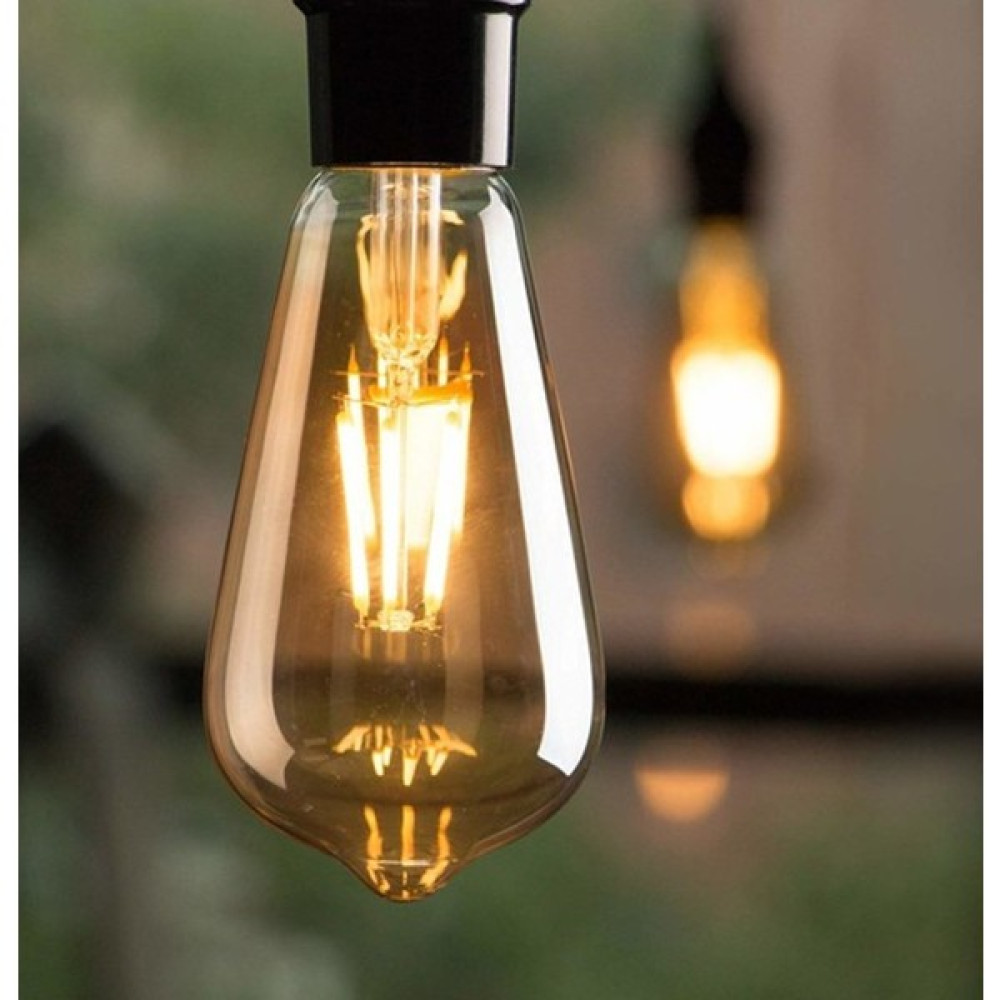 Edison 4 W Sarı Işık 4 Flamanlı Rustik E27 Duy LED Ampül 1 Adet Tasarruflu Ampul Fiyatı