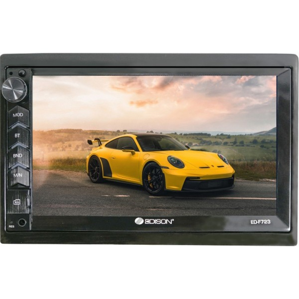 Edison ED-F723 Double Teyp 7 Inç/carplay-Android Auto/bluetooth USB Sd/ön ve Arka Kamera Desteği/ Rca Çıkış Oto Teypleri Fiyatı