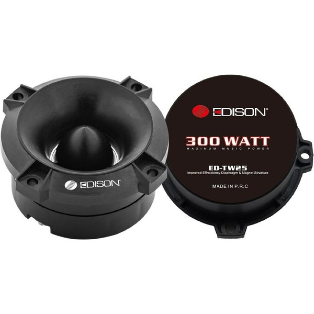 Edison ED-TW25 8 cm Super Bullet Spl Neodyum Tweeter 60W Rms 300W Maksimum Oto Hoparlörleri & SubWoofer Fiyatı
