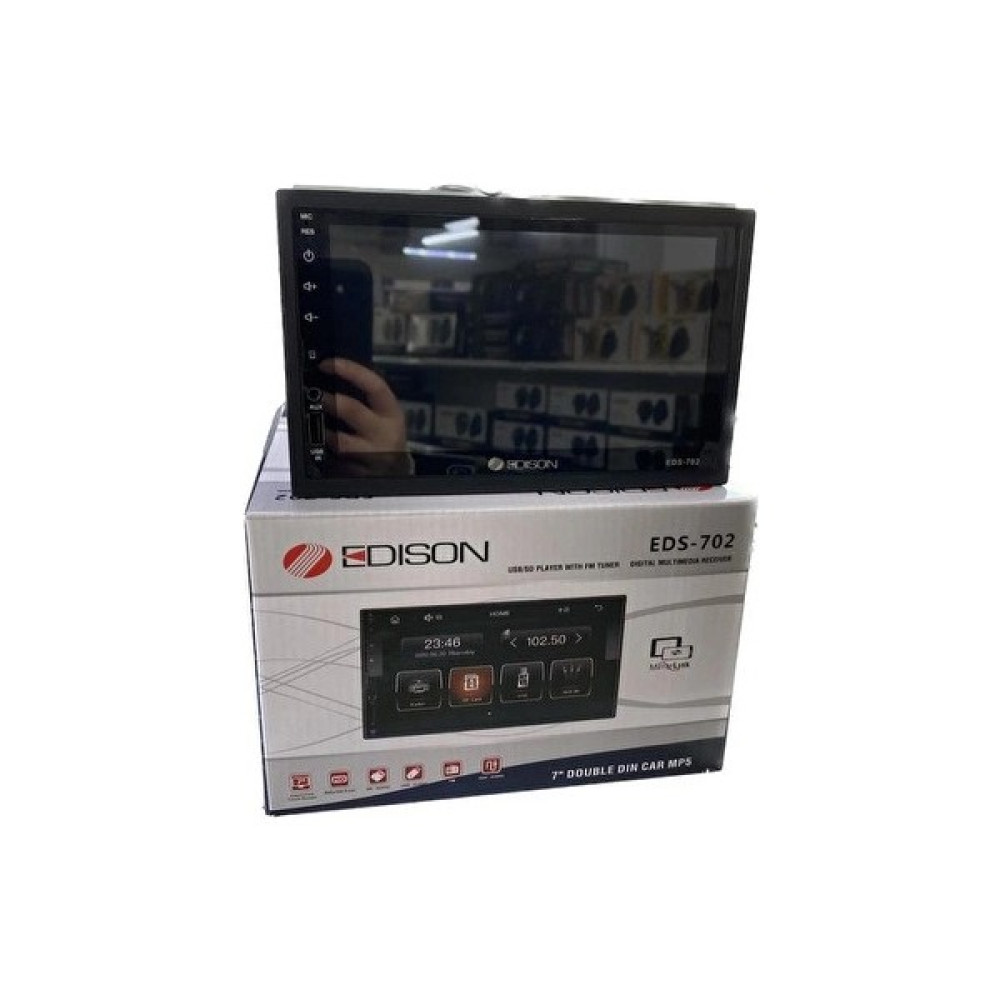 Edison EDS-702 7" Hd USB+SD+BLUETOOTH+FM+MP5+AUX+4X50 Watt+Mirror Link+Kamera+Oto Double Din Teyp Oto Teypleri Fiyatı