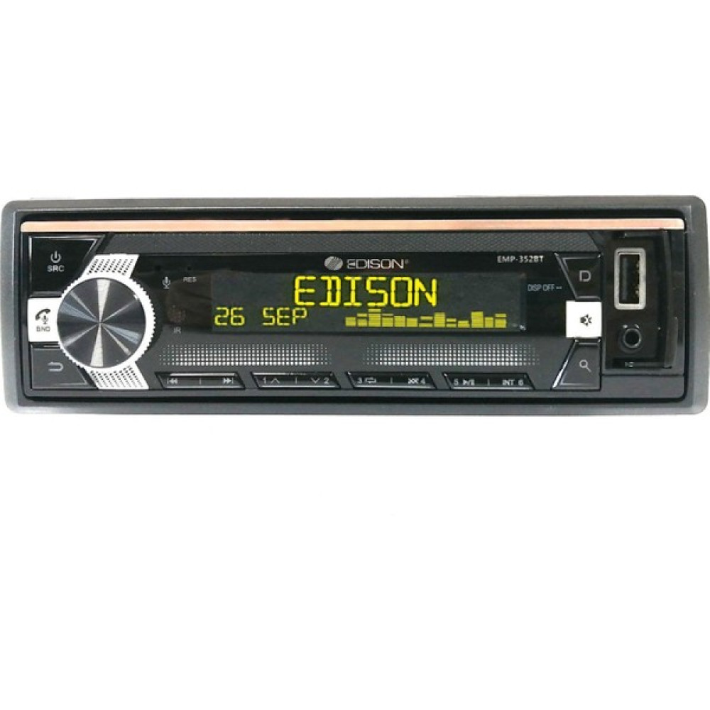 Edison EMP-352BT Oto Teyp Telefon Kontrollü Android/ıos Uyumlu 4*50W Çıkışlı Usb/bt /aux/3 Rca Oto Teypleri Fiyatı
